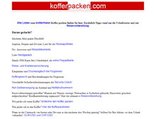 Tablet Screenshot of kofferpacken.com